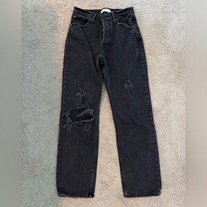 Abercrombie & Fitch Black Denim Pants